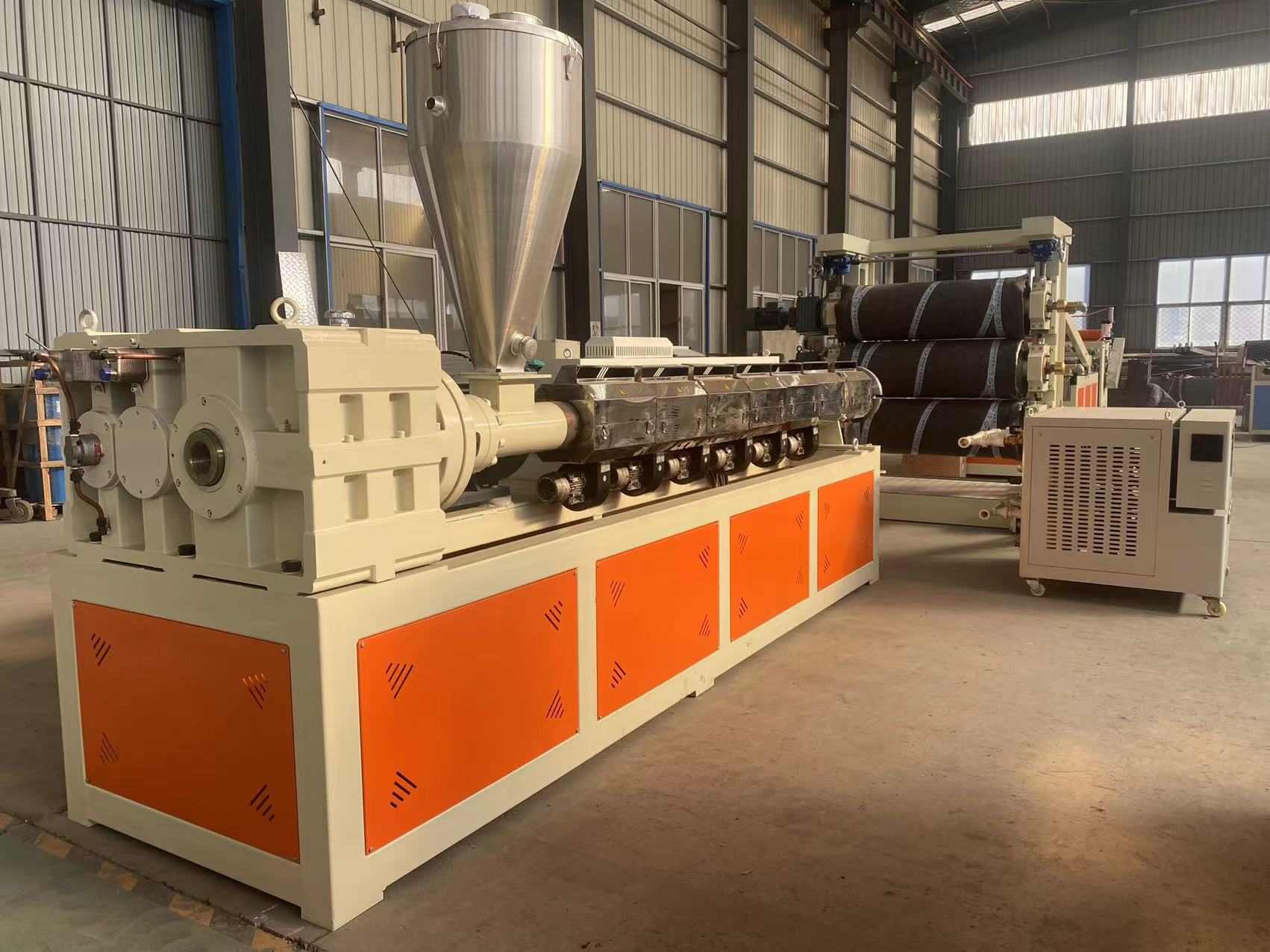 পিভিসি স্বচ্ছ স্ফটিক বোর্ড উত্পাদন লাইন